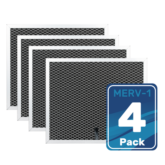 Argendon MERV-1 Filter Replacement 4 Pack (Set for Crawl Space & Basement Dehumidifier Shield 35P & Shield 35M)