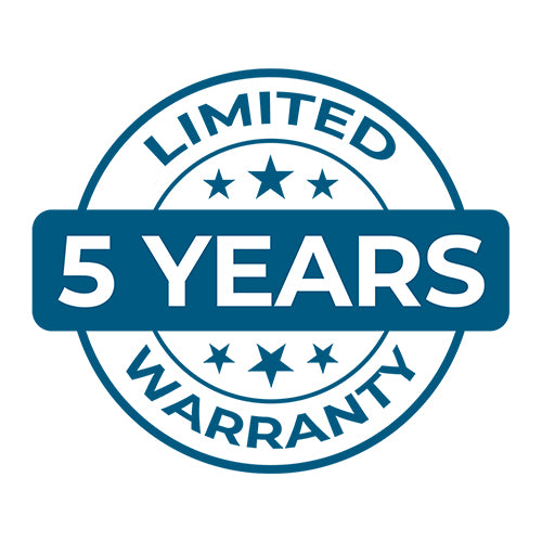 5 Years Limited Warranty